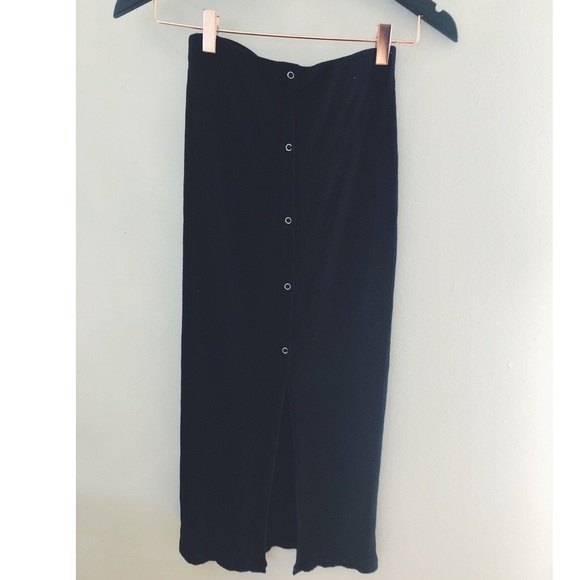ASOS Snap Front Midi Skirt size XS - Picture 4 of 7